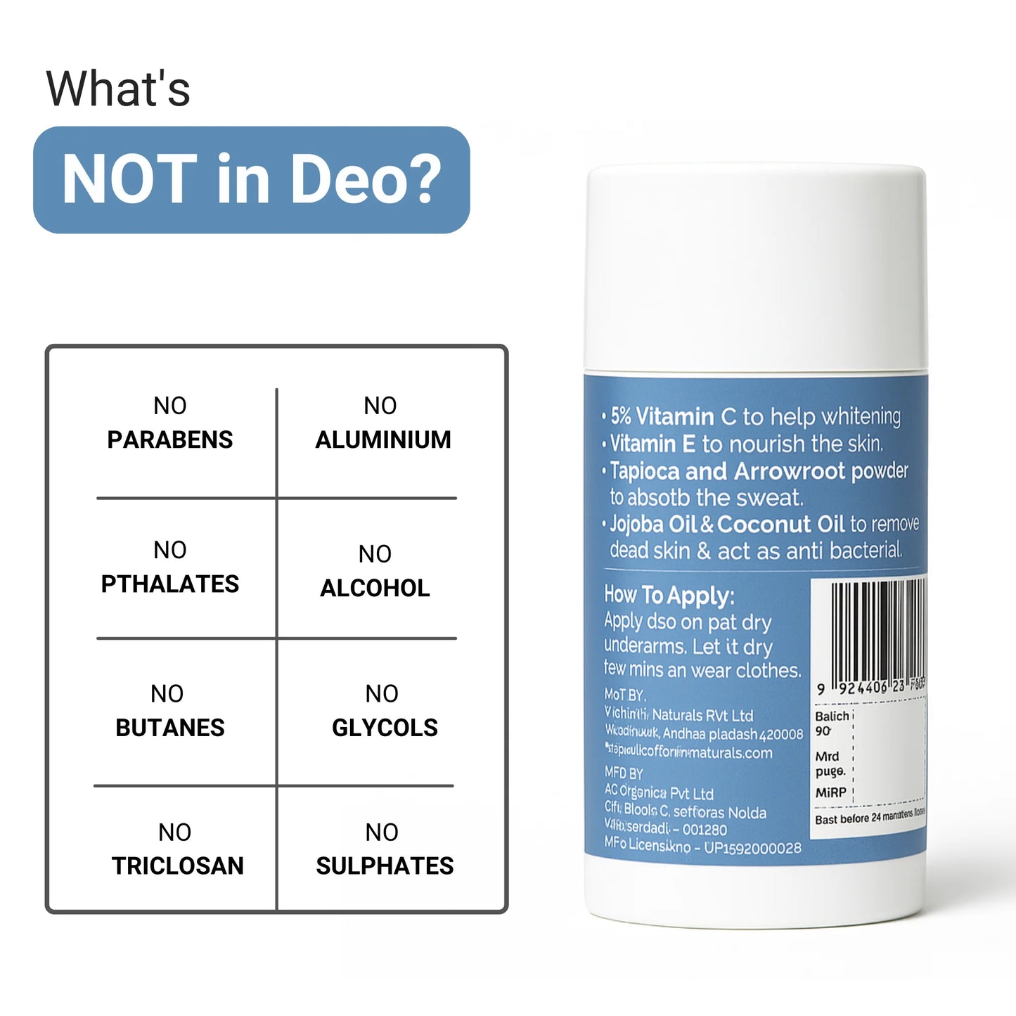 Women’s Deodorant Pack 30g | Bitamin Naturals