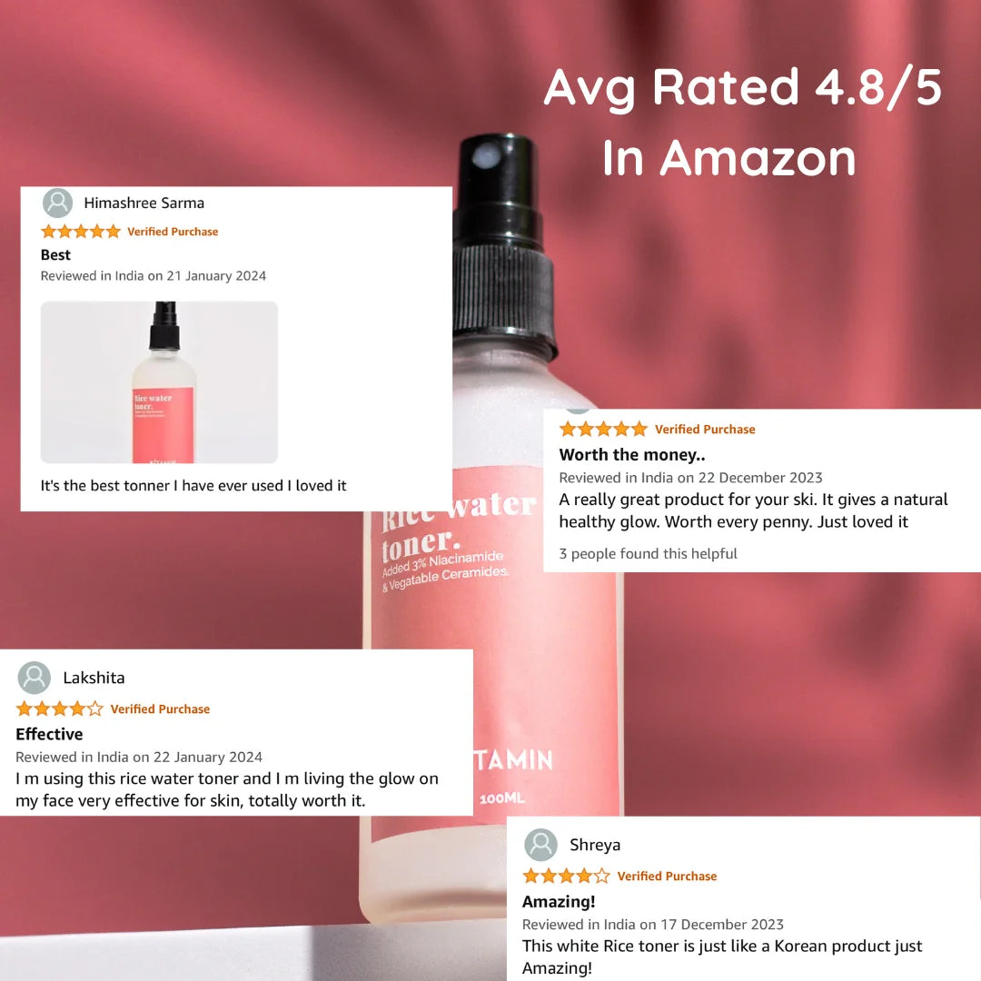 Rice toner Bundle + French Rose