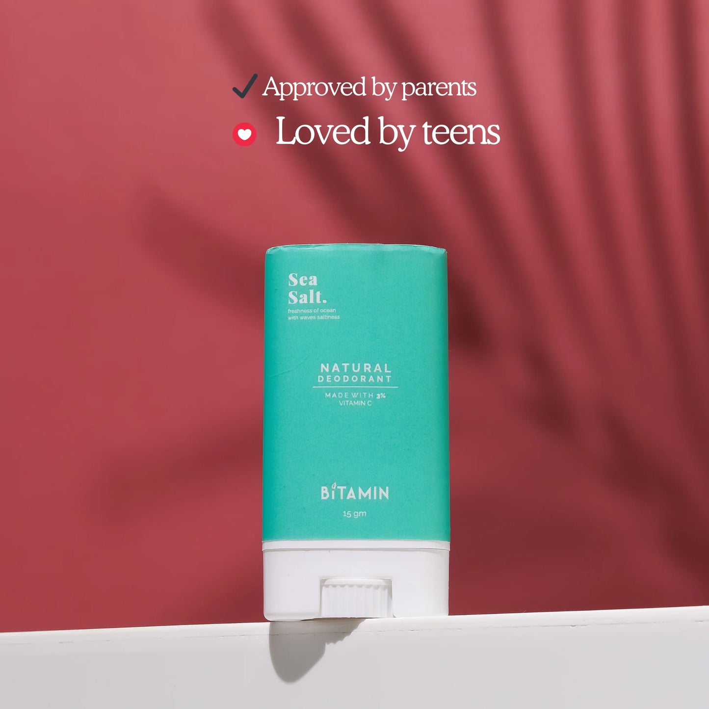 Sea salt + Strawberry Teens Deo