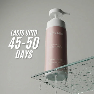 Coconut Vanilla Body Wash & Deodorant Roll On Combo