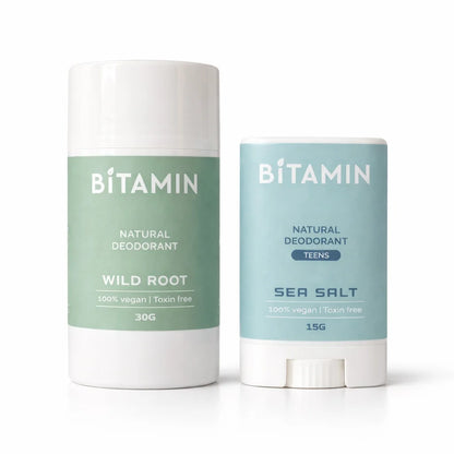 Dad & Son Roll On Deodorant Pack | Sea Salt & Wild Root