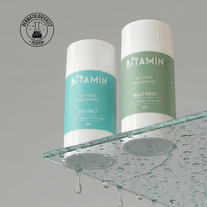 Men Pack of 2 Roll On Deodorants | Sea Salt & Wild Root