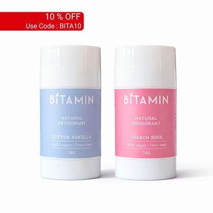 Women’s Roll On Deodorant Pack 30g | Bitamin Naturals