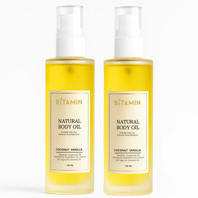 Natural Body Oil Pack of 2 (100ml) | bitaminnaturals