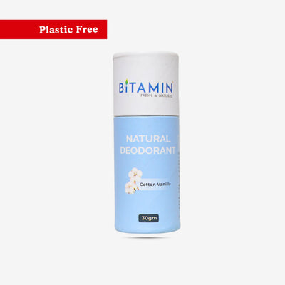 Cotton Vanilla Eco Roll-On 30g | Bitamin Naturals