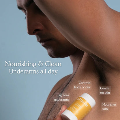 Sea Salt Roll-On Deodorant for Men 30g | Bitamin Naturals