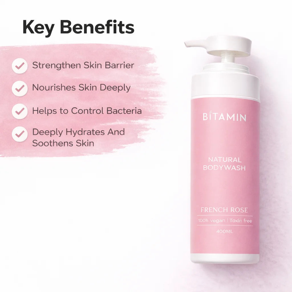 French Rose Body Wash & Deodorant Combo