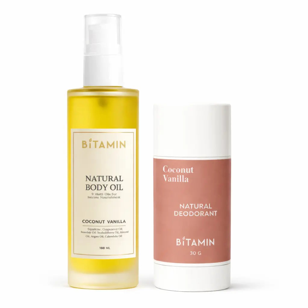 Coconut Vanilla Roll-on + Body Oil | bitaminnaturals