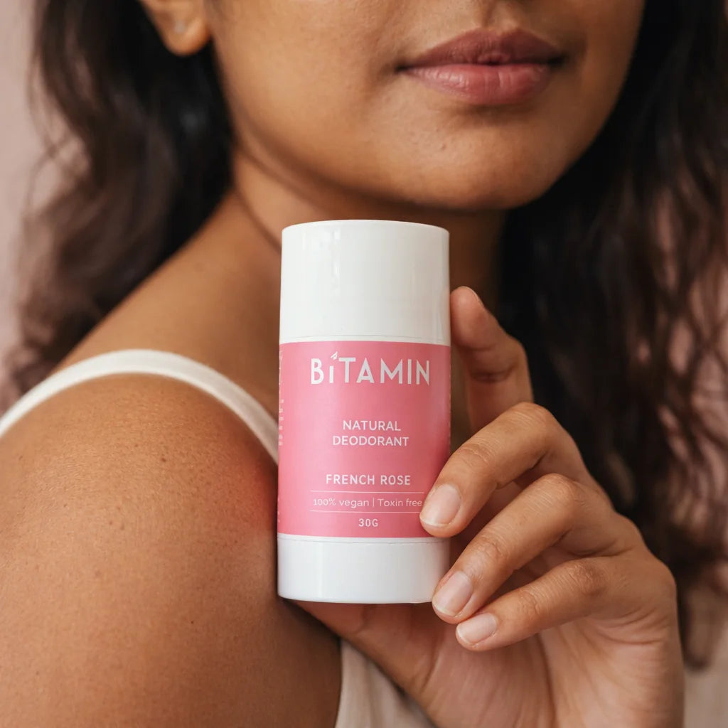 French Rose Roll-On Deodorant 30g | BitaminNaturals