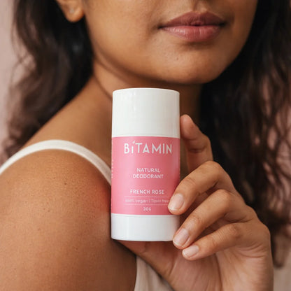 French Rose Roll-On Deodorant 30g | BitaminNaturals