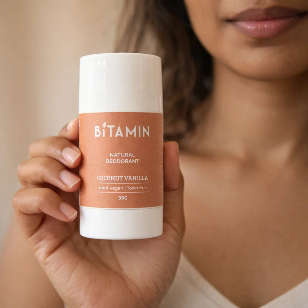 Coconut Vanilla Roll-On Deodorant 30g | BitaminNaturals