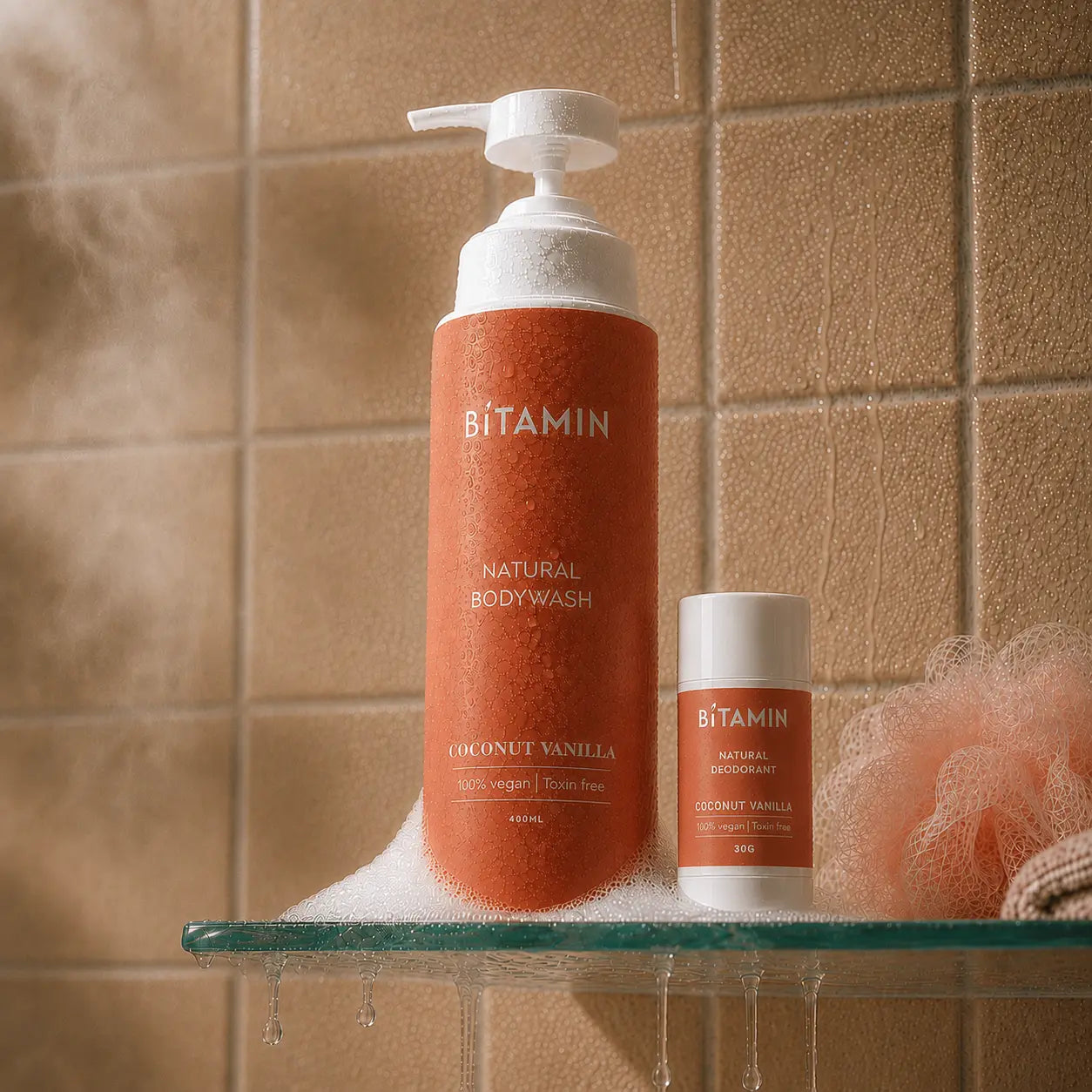 Coconut Vanilla Body Wash + Roll-On