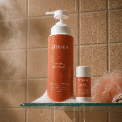Coconut Vanilla Body Wash + Roll-On