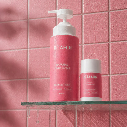 French Rose Body Wash + Roll-On
