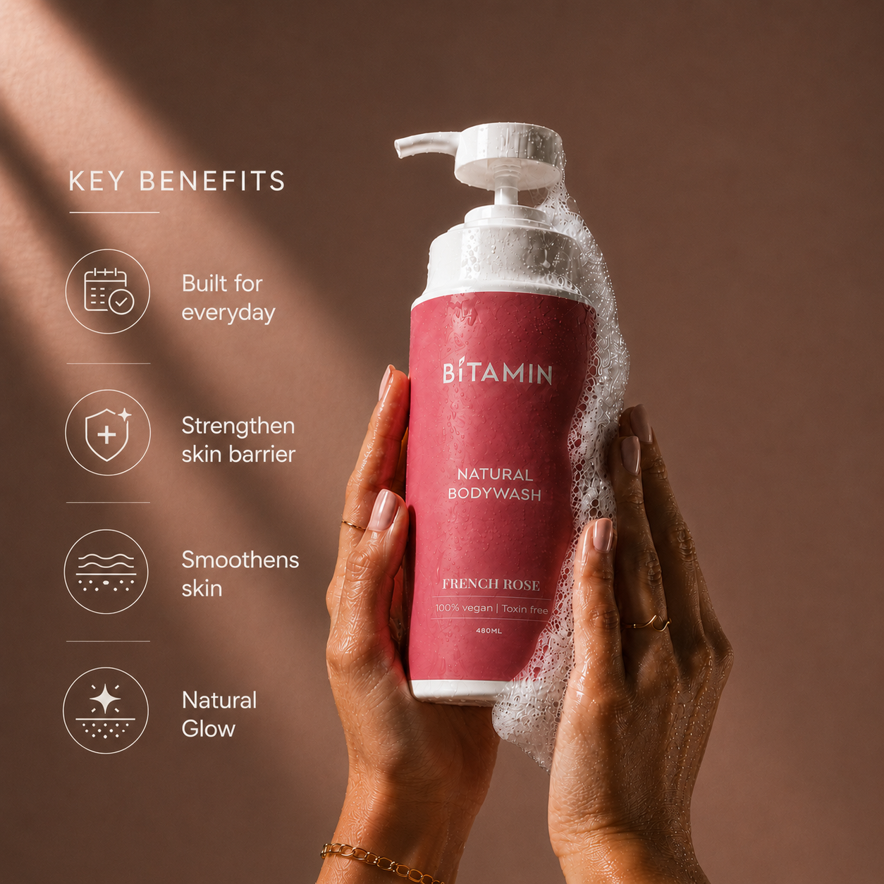 French Rose Body Wash 400ml