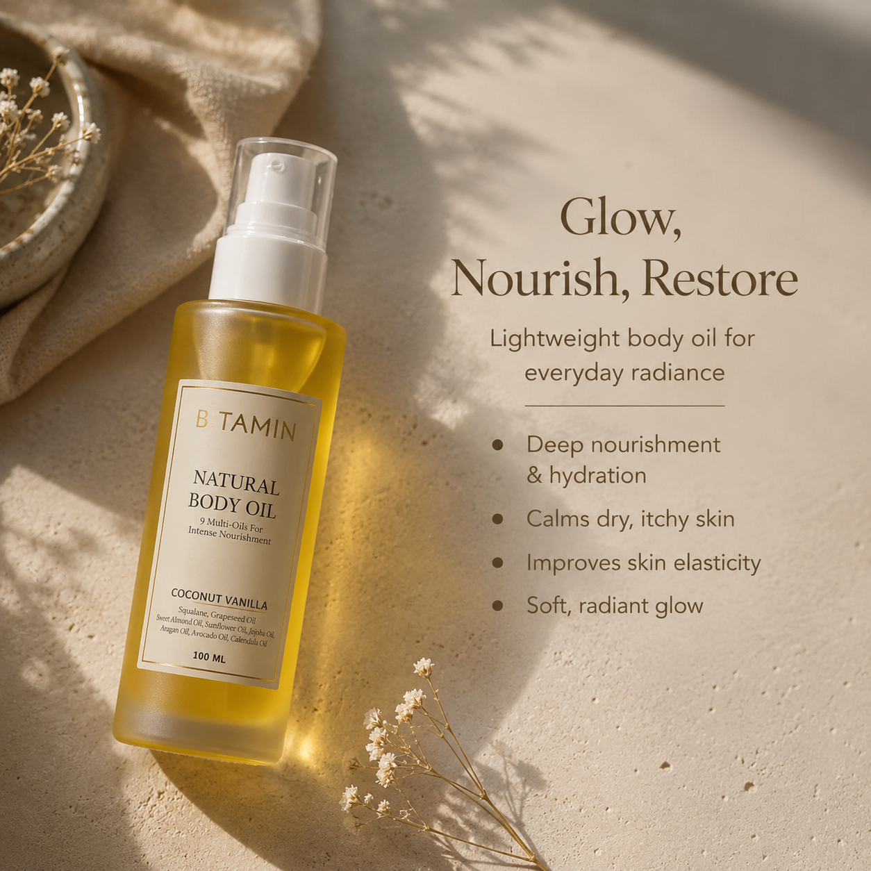 Coconut Vanilla Roll-On + Body Oil