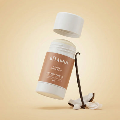 Coconut Vanilla Roll-On Deodorant 30g | BitaminNaturals