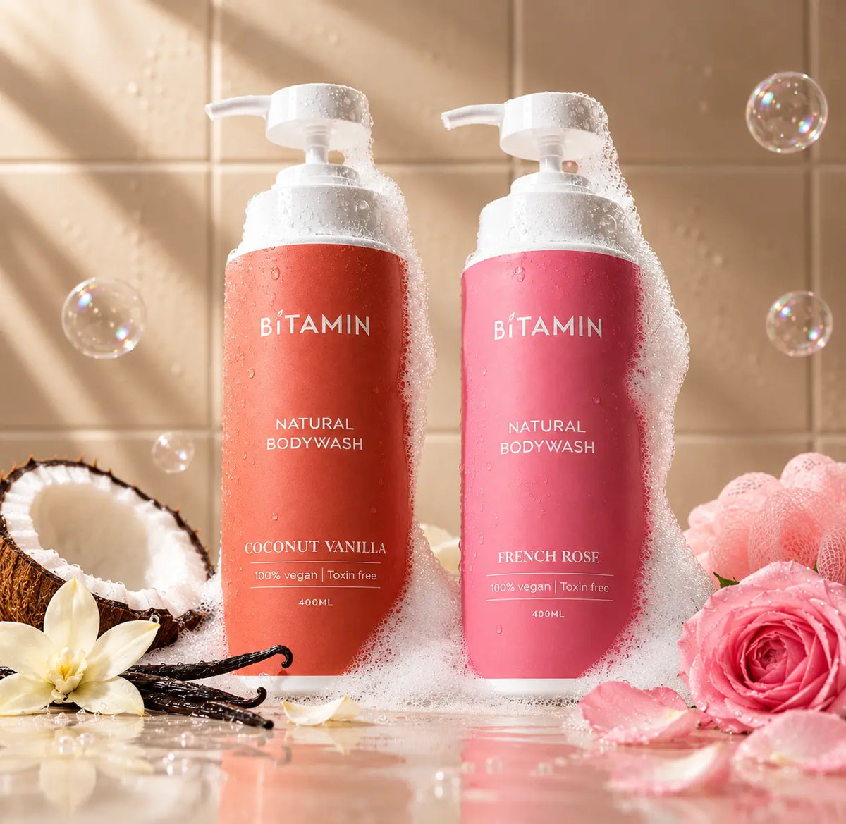 Women pack body wash 400ml