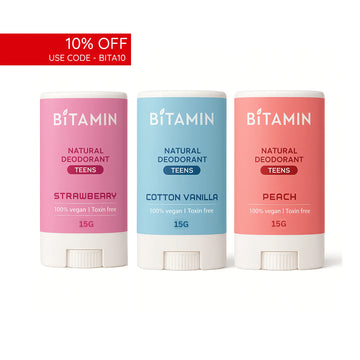 Strawberry, Cotton Vanilla & Peach 15g | bitaminnaturals