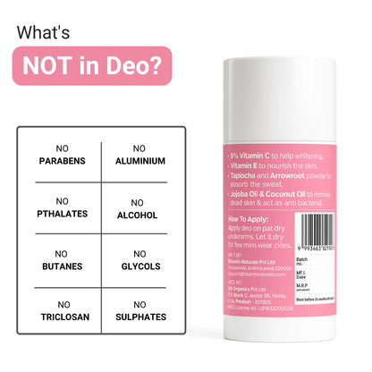 Men & Women Roll On Deodorant Pack of Two | Bitamin Naturals