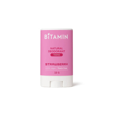 Strawberry Kids Deodorant 15g | Gentle Freshness