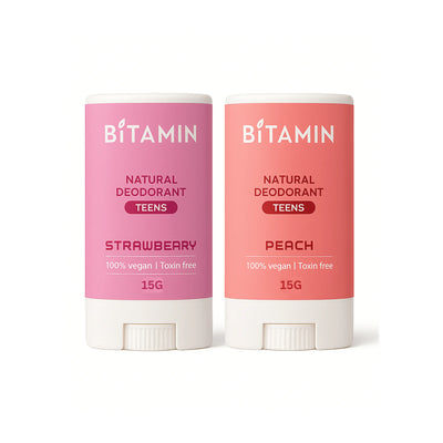 Strawberry & Peach Teens Deodorant 15g