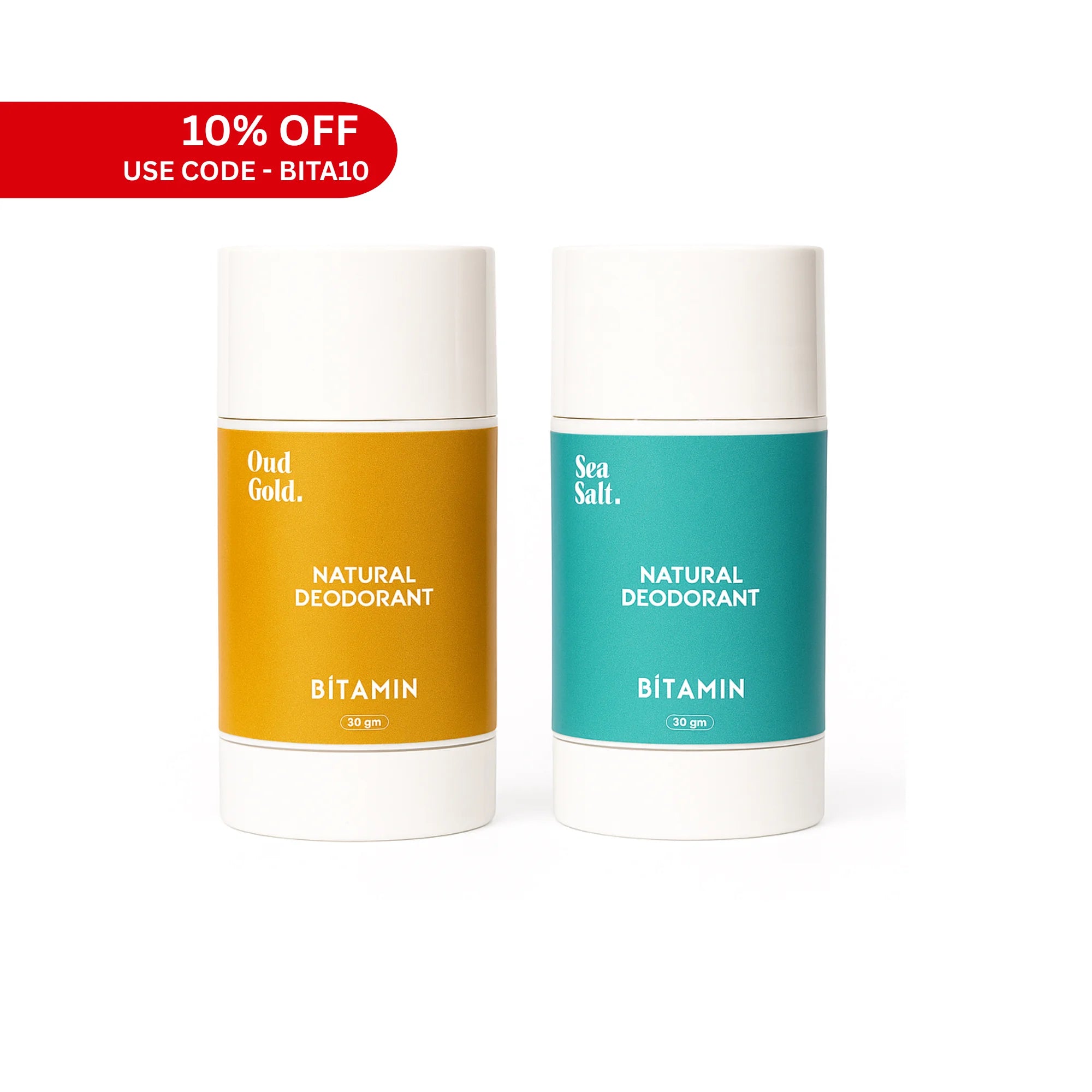 Men Deodorant Pack | Oud Gold & Sea Salt