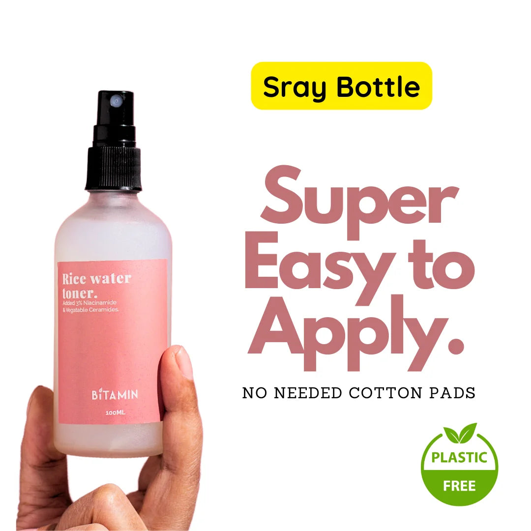 Rice Water Toner 2pk (100ml) | bitaminnaturals