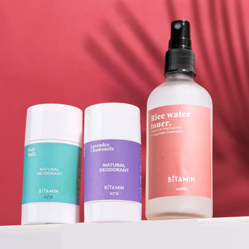 Toner + Sea Salt & Lavender Deodorant Bundle | bitaminnaturals
