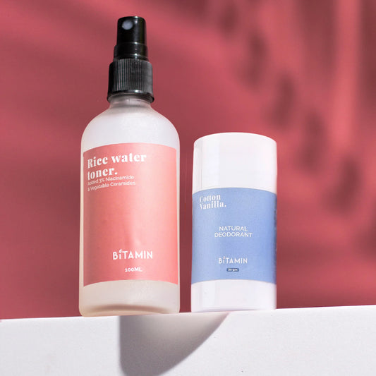 Rice toner Bundle + Cotton Vanilla