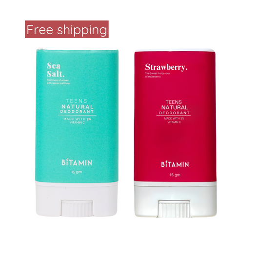 Strawberry + Sea salt Teens Deo