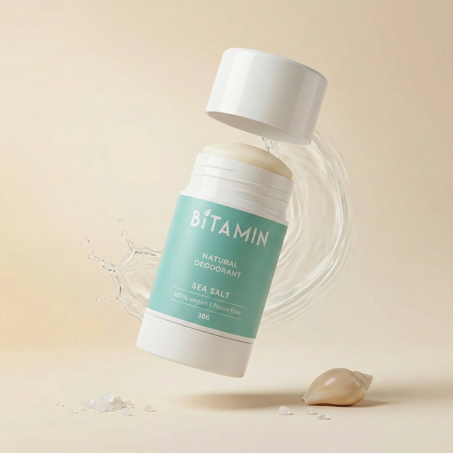 Sea Salt Roll-On Deodorant for Men 30g | Bitamin Naturals