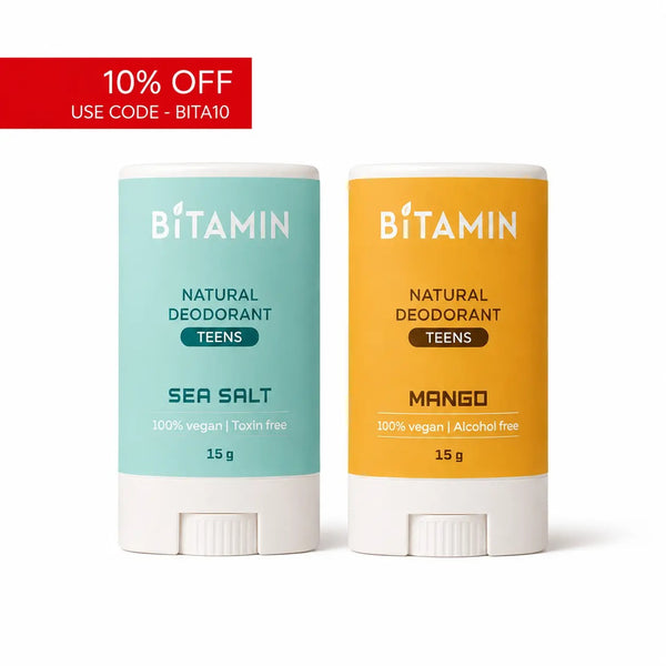 Sea Salt + Mango Teens Roll-On Stick (15g)