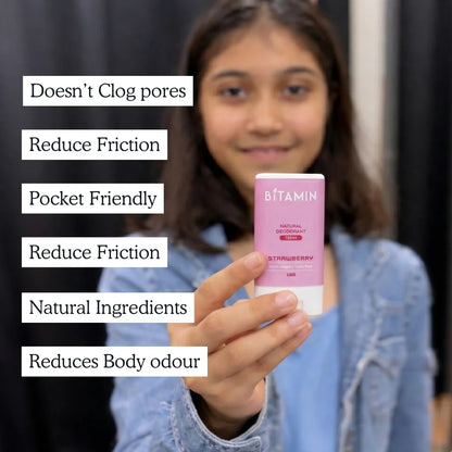 Cotton Vanilla Teens Deodorant Stick