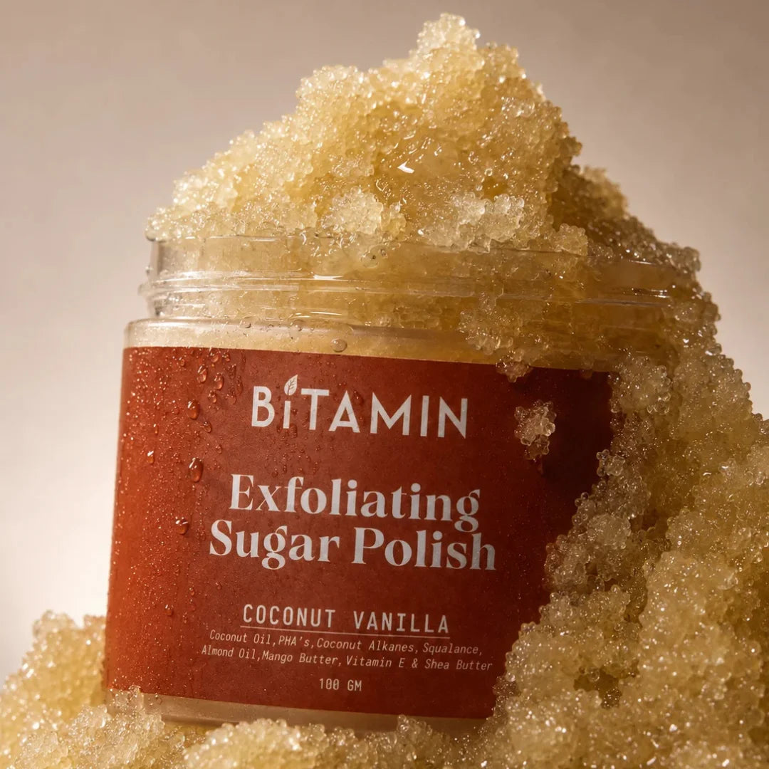 Coconut Vanilla Body Wash + Sugar Polish Body Scrub