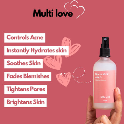 Body Oil & Rice Water Toner Bundle